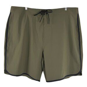 Hill City Surp Boardshort Mens Size 40 Green Nylon Spandex‎ Swim NWT SS-1820
